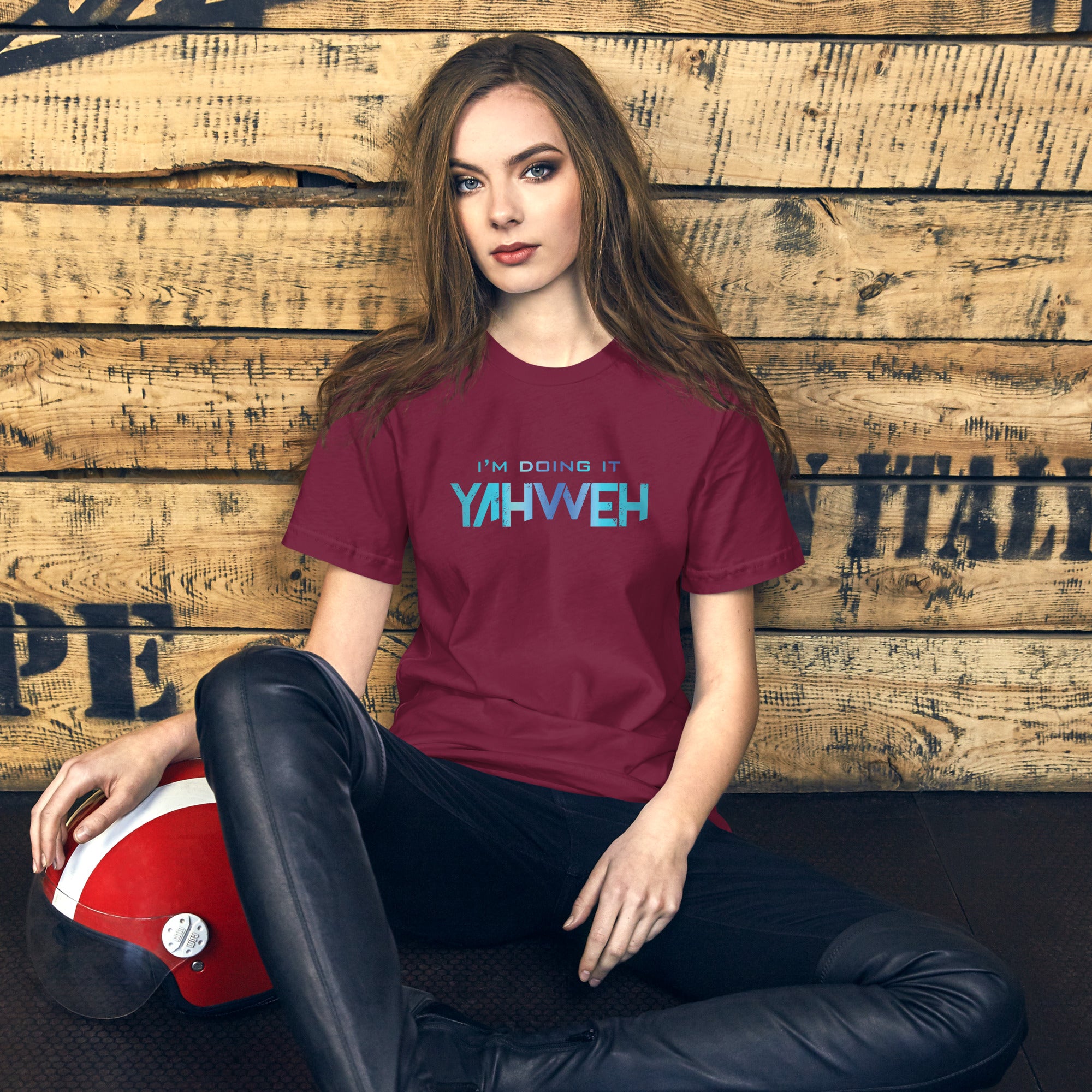 I'm Doing It Yahweh | Unisex Short Sleeve T-Shirt | Sapphire