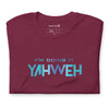 I'm Doing It Yahweh | Unisex Short Sleeve T-Shirt | Sapphire