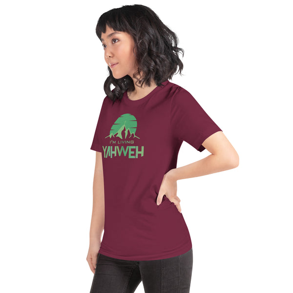 I'm Living Yahweh | Short-Sleeve Unisex T-Shirt | Emerald