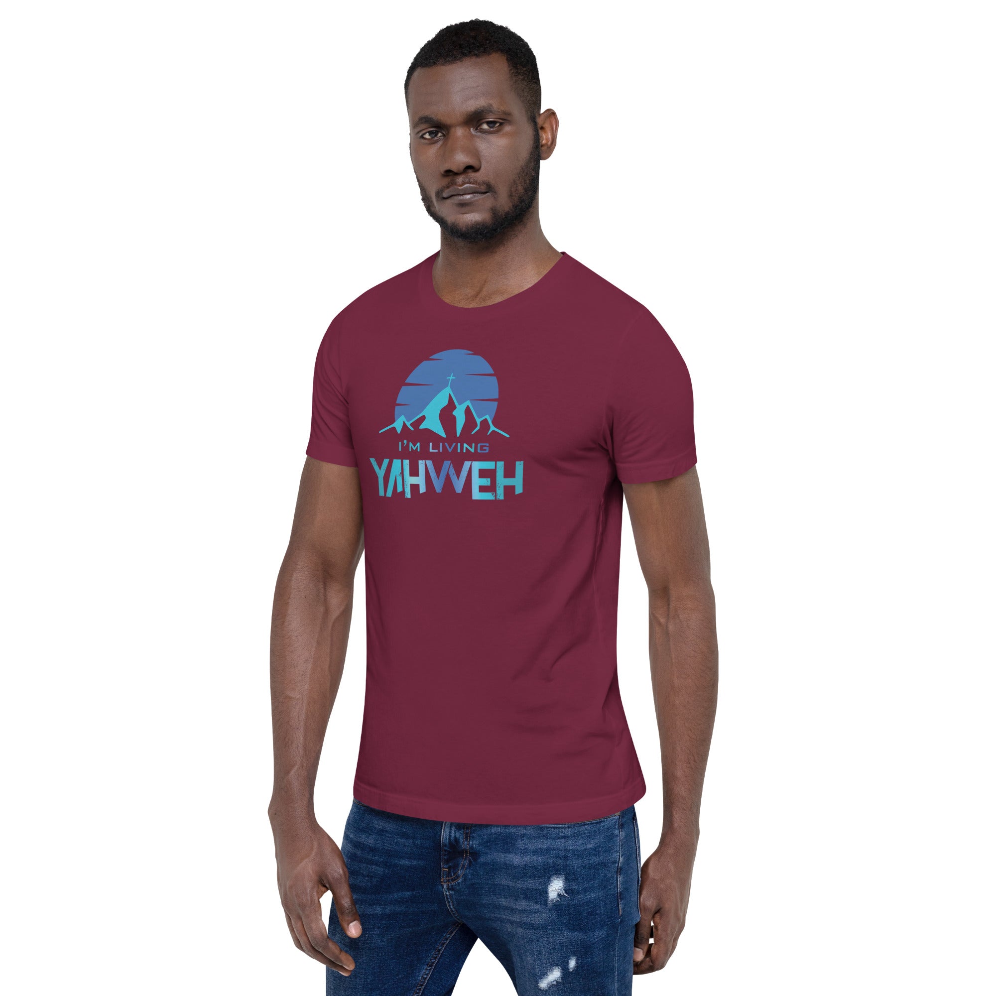 I'm Living Yahweh | Short-Sleeve Unisex T-Shirt | Sapphire
