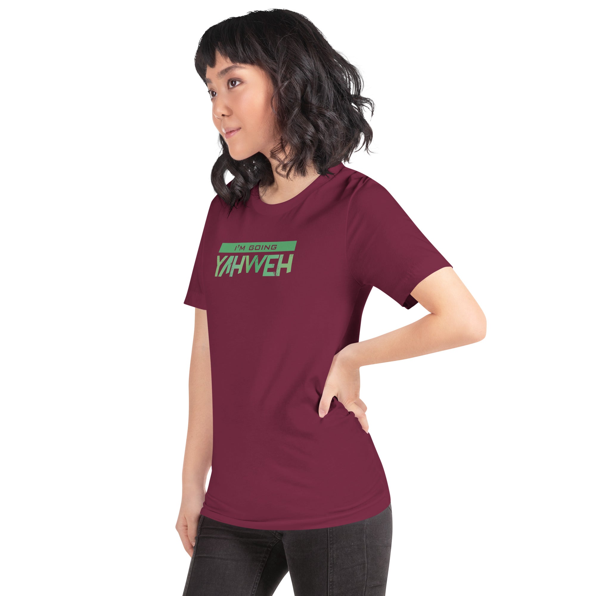 I'm Going Yahweh | Short-Sleeve Unisex T-Shirt | Emerald