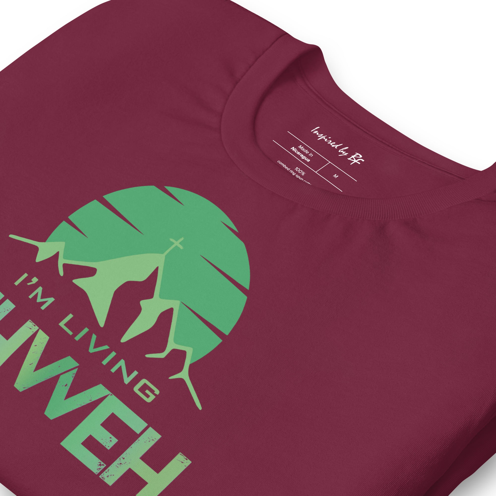 I'm Living Yahweh | Short-Sleeve Unisex T-Shirt | Emerald