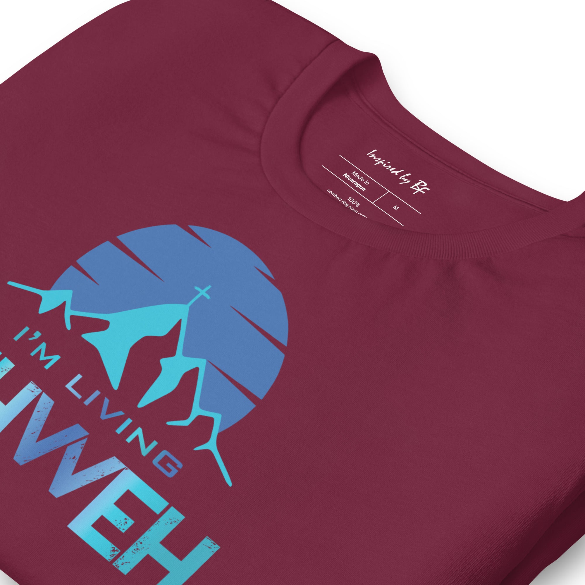 I'm Living Yahweh | Short-Sleeve Unisex T-Shirt | Sapphire