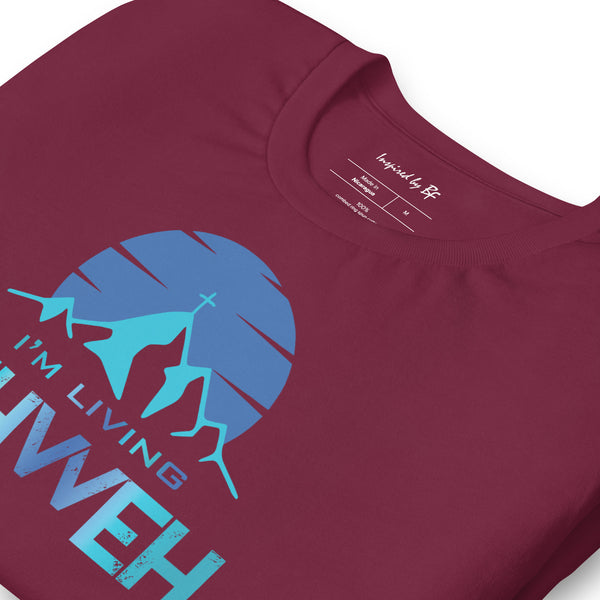 I'm Living Yahweh | Short-Sleeve Unisex T-Shirt | Sapphire