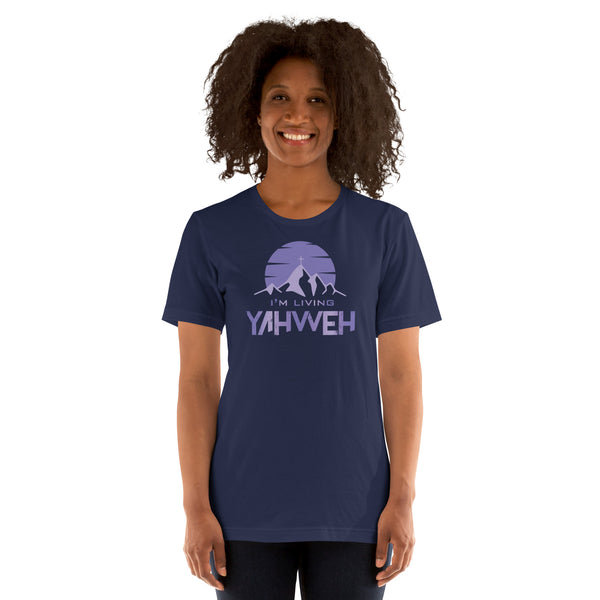 I'm Living Yahweh | Short-Sleeve Unisex T-Shirt | Amethyst
