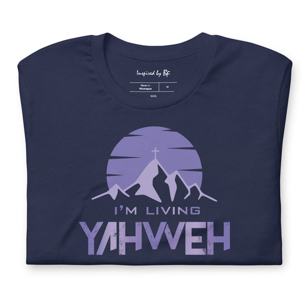 I'm Living Yahweh | Short-Sleeve Unisex T-Shirt | Amethyst