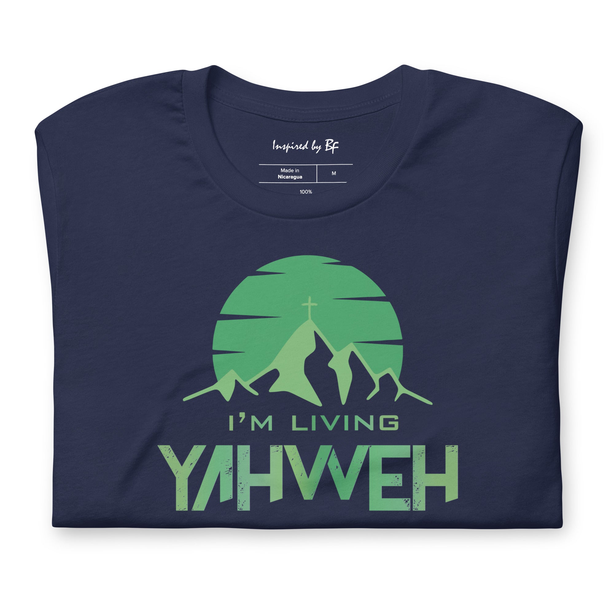 I'm Living Yahweh | Short-Sleeve Unisex T-Shirt | Emerald