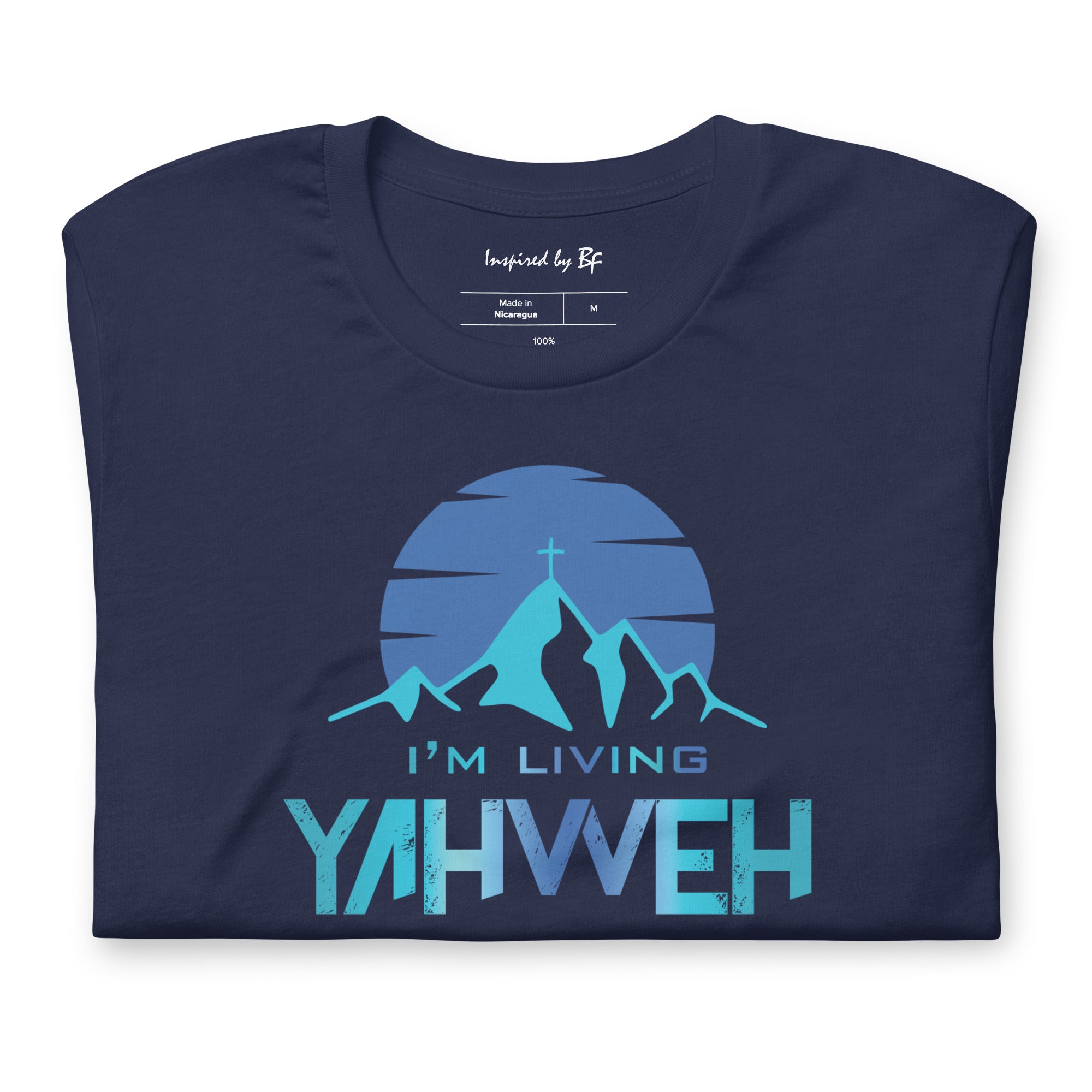 I'm Living Yahweh | Short-Sleeve Unisex T-Shirt | Sapphire
