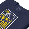 Your Struggle is Your Signal For Change | Short-Sleeve Unisex T-Shirt | Black & Yellow