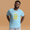 Your Struggle is Your Signal For Change | Short-Sleeve Unisex T-Shirt | Black & Yellow