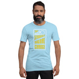 Your Struggle is Your Signal For Change | Short-Sleeve Unisex T-Shirt | Black & Yellow