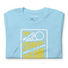 Your Struggle is Your Signal For Change | Short-Sleeve Unisex T-Shirt | Black & Yellow