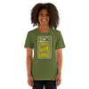 Your Struggle is Your Signal For Change | Short-Sleeve Unisex T-Shirt | Black & Yellow