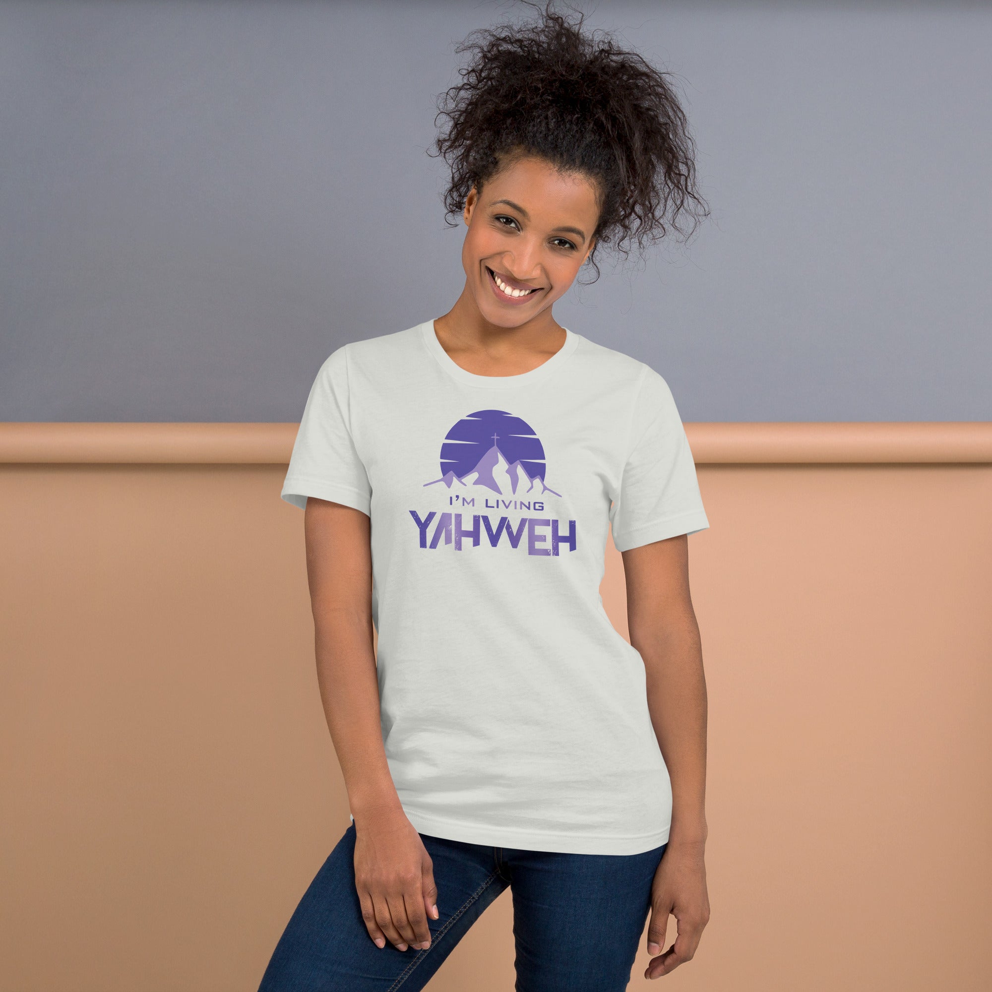 I'm Living Yahweh | Short-Sleeve Unisex T-Shirt | Amethyst