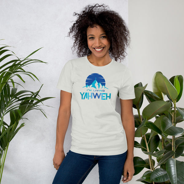 I'm Living Yahweh | Short-Sleeve Unisex T-Shirt | Sapphire