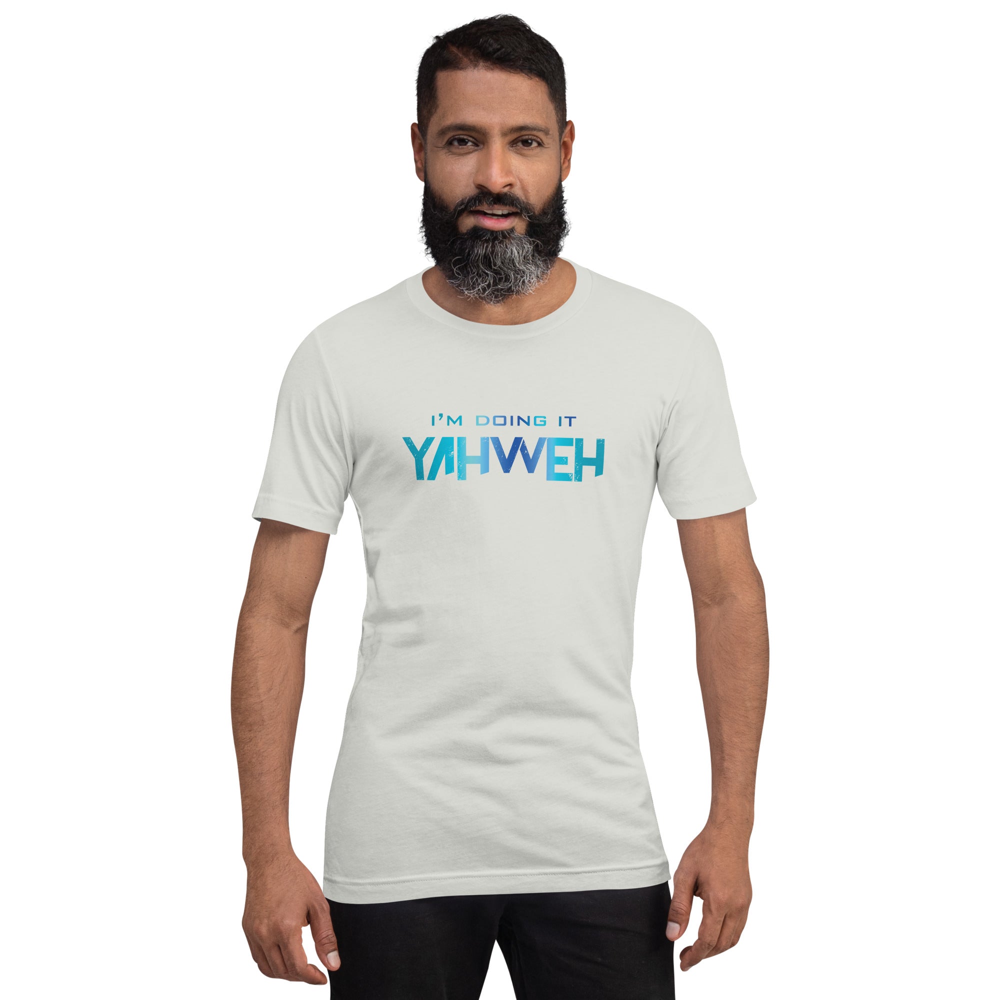 I'm Doing It Yahweh | Unisex Short Sleeve T-Shirt | Sapphire