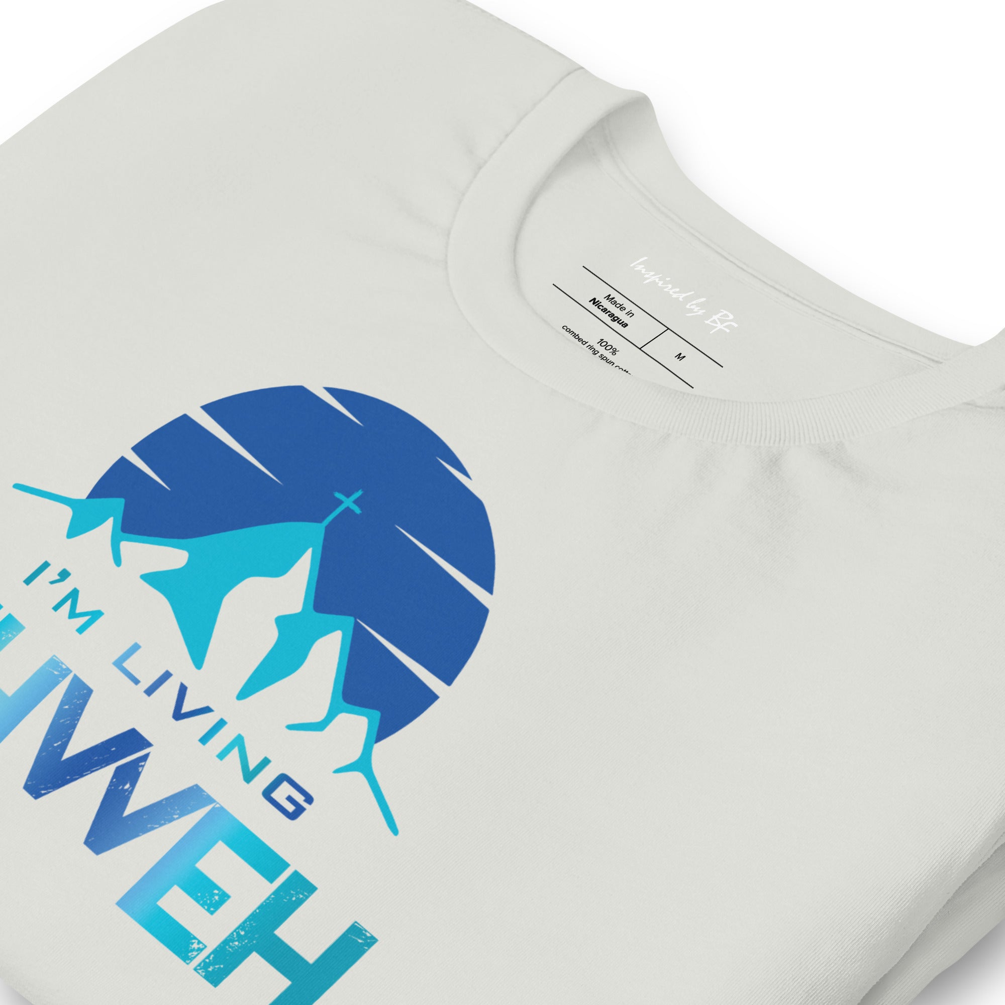 I'm Living Yahweh | Short-Sleeve Unisex T-Shirt | Sapphire
