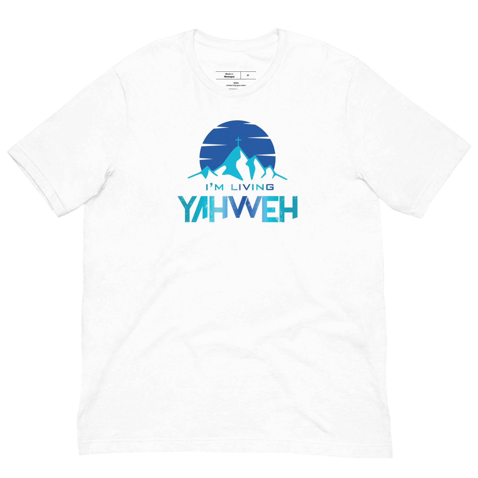 I'm Living Yahweh | Short-Sleeve Unisex T-Shirt | Sapphire