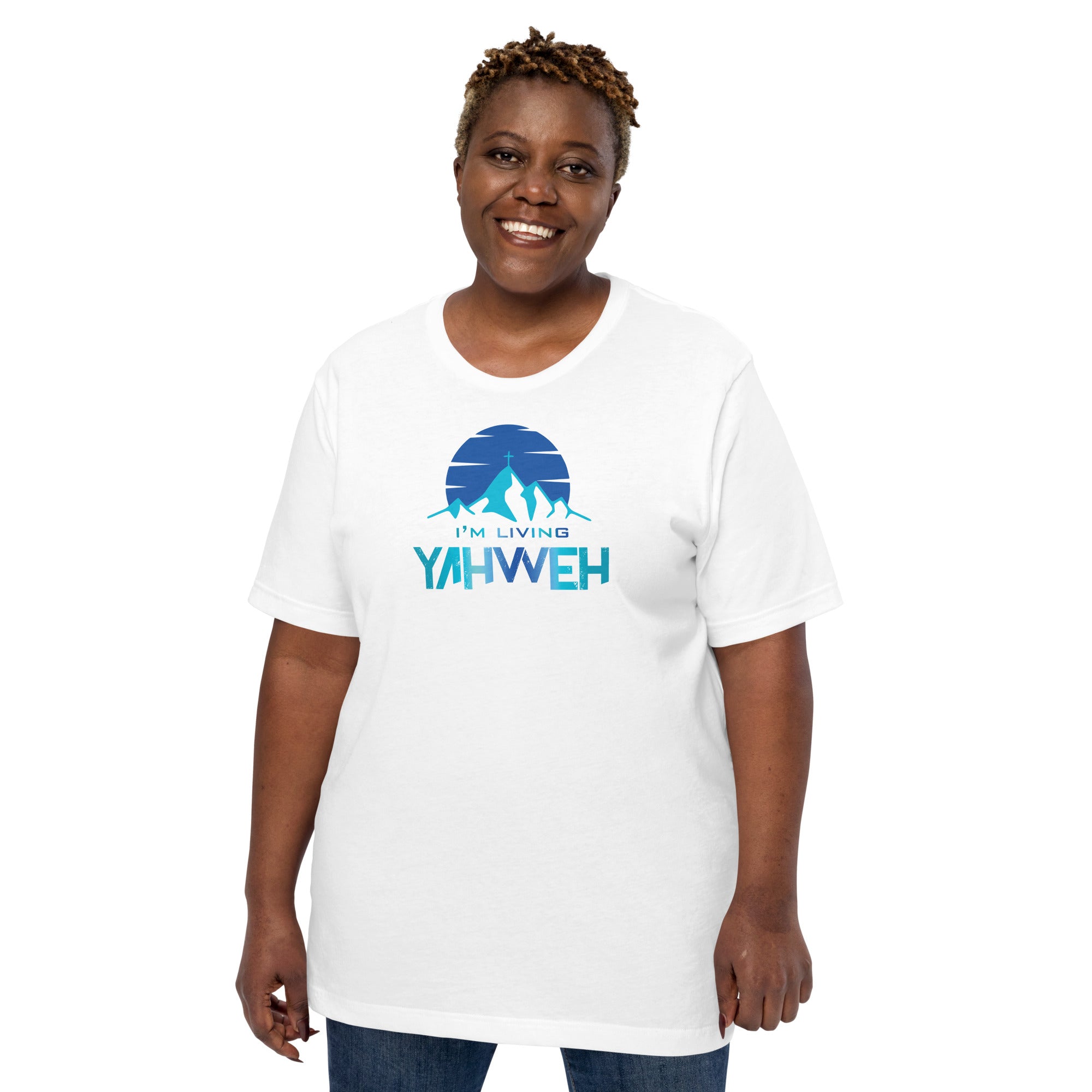 I'm Living Yahweh | Short-Sleeve Unisex T-Shirt | Sapphire