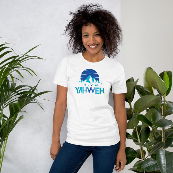 I'm Living Yahweh | Short-Sleeve Unisex T-Shirt | Sapphire