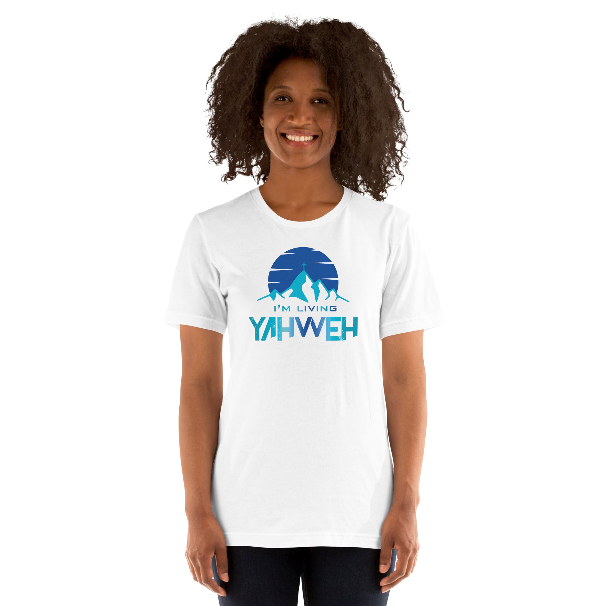 I'm Living Yahweh | Short-Sleeve Unisex T-Shirt | Sapphire