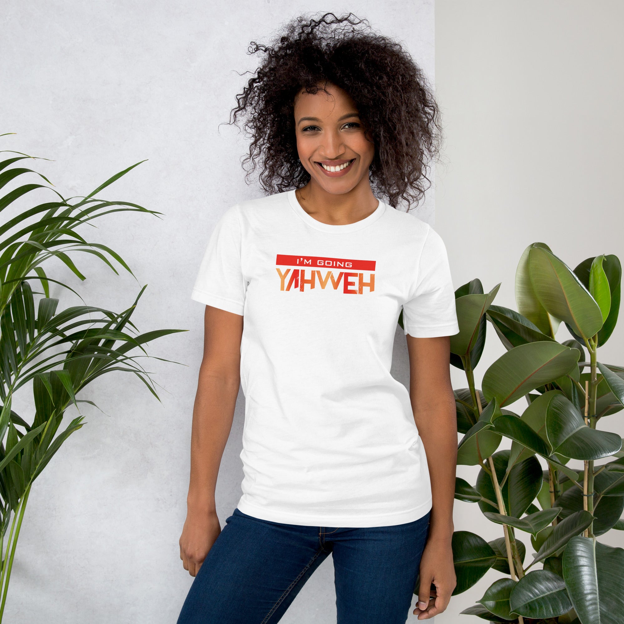 I'm Living Yahweh | Short-Sleeve Unisex T-Shirt | Ruby
