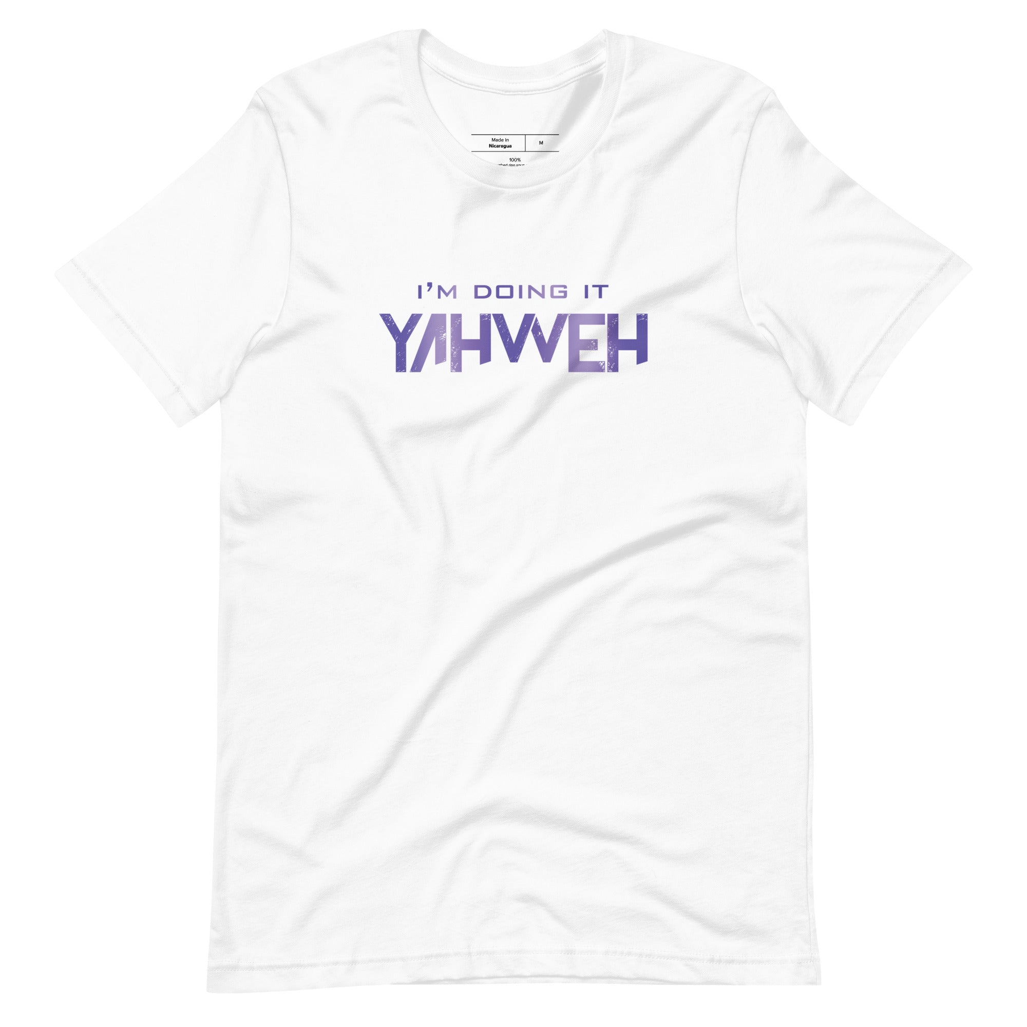 I'm Doing It Yahweh | Unisex Short Sleeve T-Shirt | Amethyst