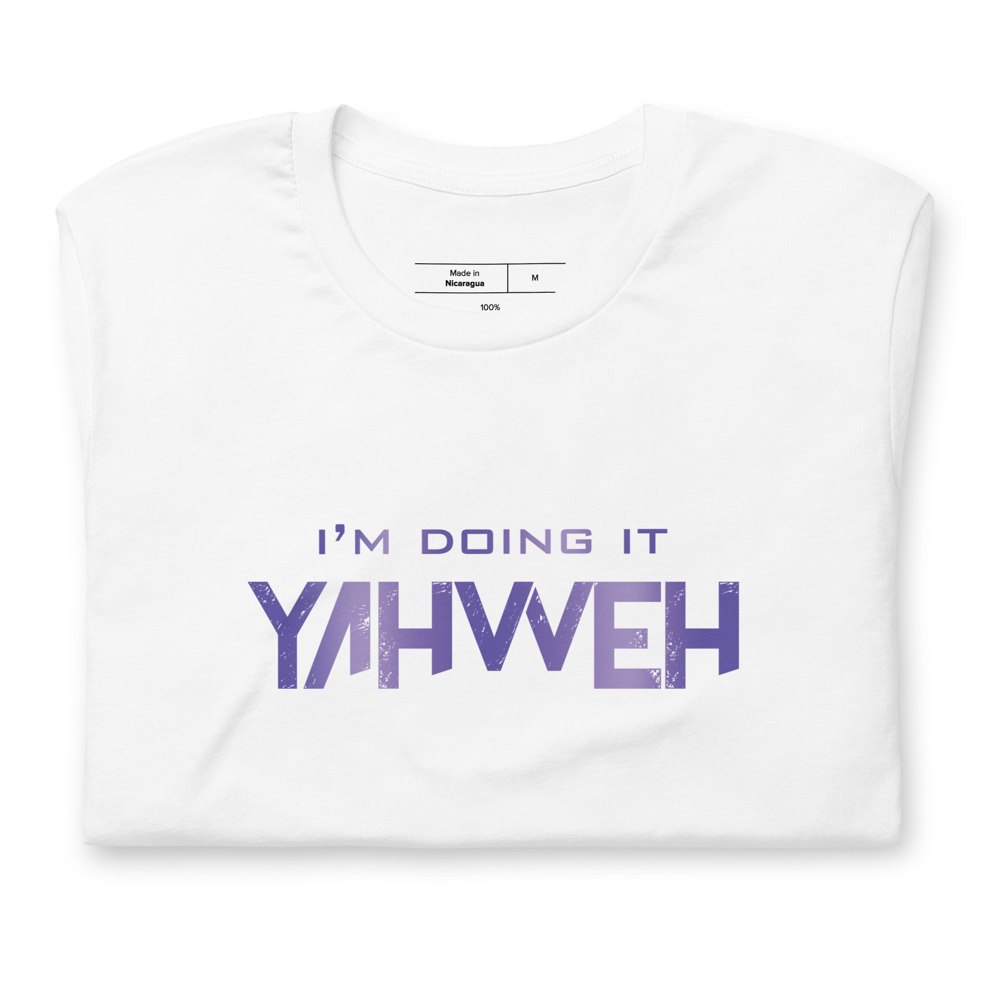 I'm Doing It Yahweh | Unisex Short Sleeve T-Shirt | Amethyst