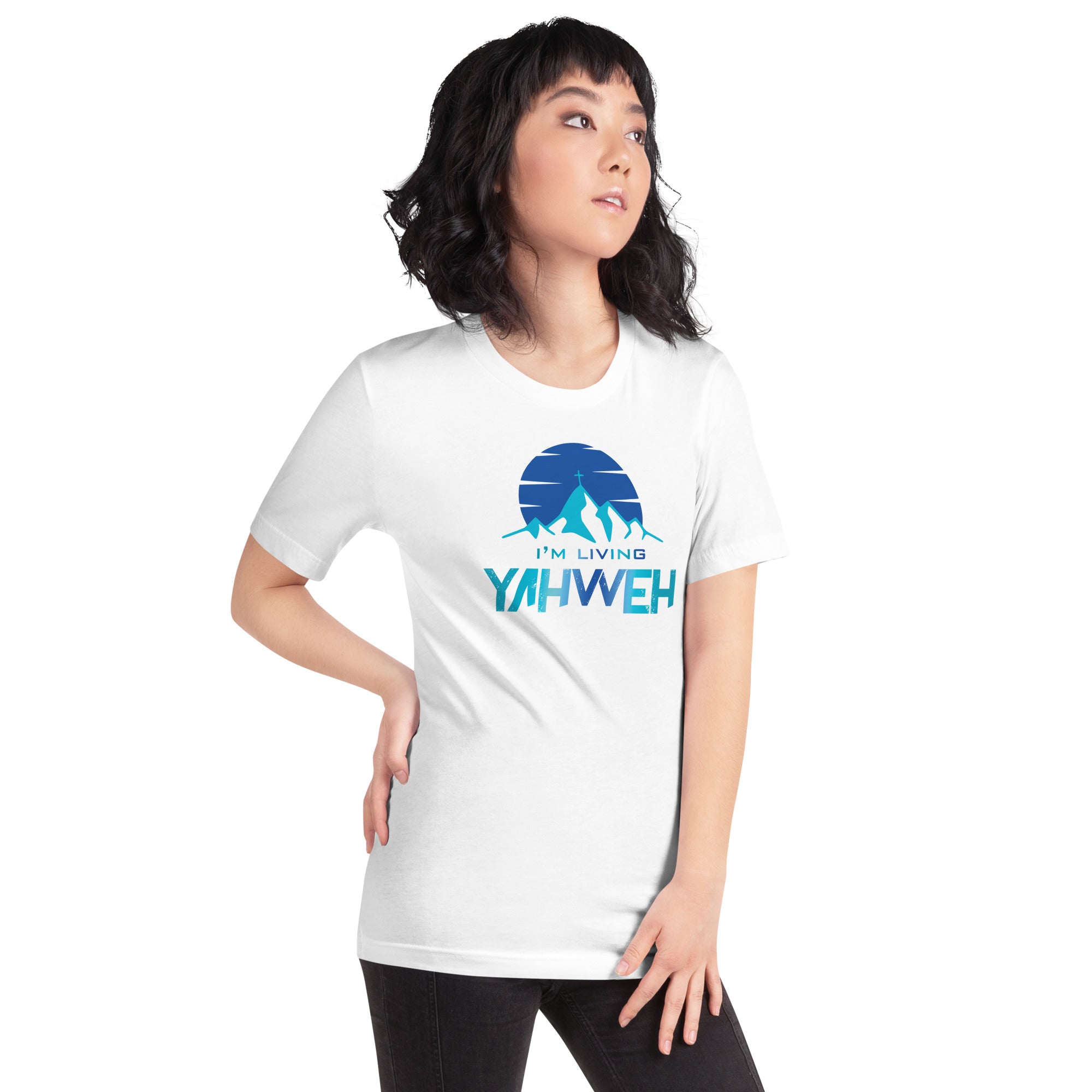 I'm Living Yahweh | Short-Sleeve Unisex T-Shirt | Sapphire