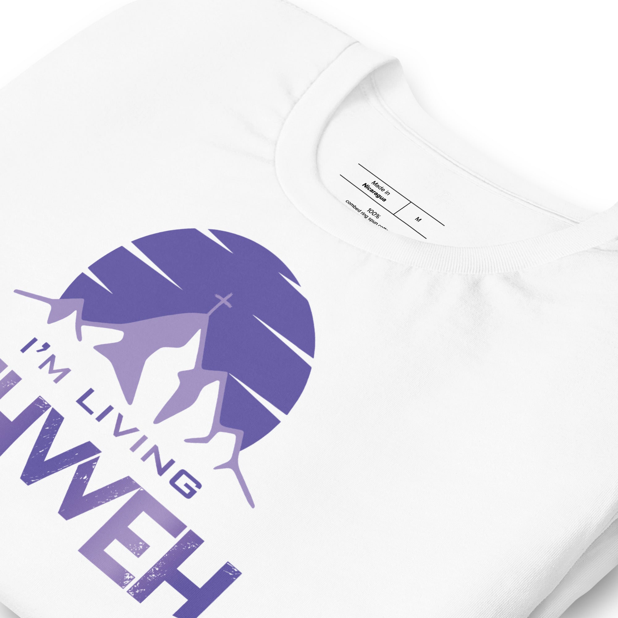 I'm Living Yahweh | Short-Sleeve Unisex T-Shirt | Amethyst