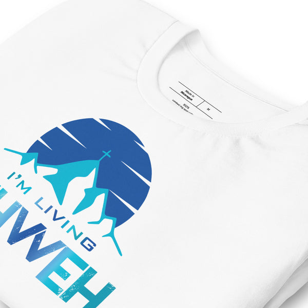 I'm Living Yahweh | Short-Sleeve Unisex T-Shirt | Sapphire