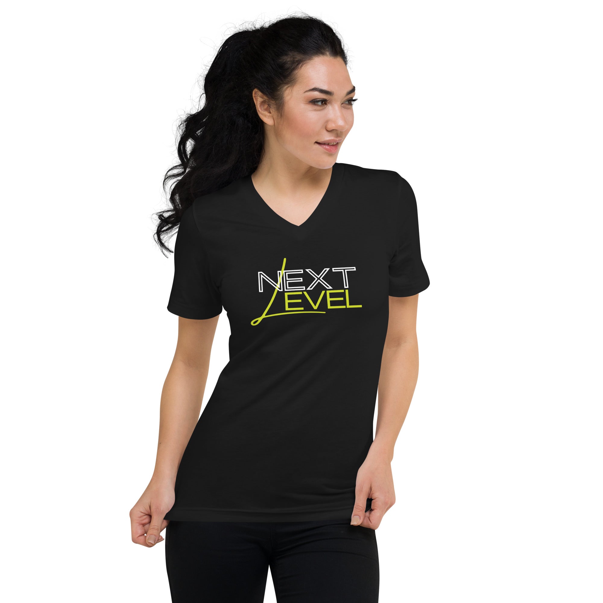 Nex Level | Unisex Short Sleeve V-Neck T-Shirt