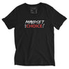 Mindset Is A Choice | Unisex Short Sleeve V-Neck T-Shirt