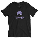 I'm Living Yahweh | Unisex Short Sleeve V-Neck T-Shirt | Amethyst