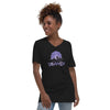I'm Living Yahweh | Unisex Short Sleeve V-Neck T-Shirt | Amethyst