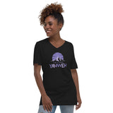I'm Living Yahweh | Unisex Short Sleeve V-Neck T-Shirt | Amethyst