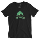 I'm Living Yahweh | Unisex Short Sleeve V-Neck T-Shirt | Emerald