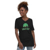 I'm Living Yahweh | Unisex Short Sleeve V-Neck T-Shirt | Emerald