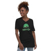 I'm Living Yahweh | Unisex Short Sleeve V-Neck T-Shirt | Emerald