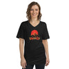 I'm Living Yahweh | Unisex Short Sleeve V-Neck T-Shirt | Ruby