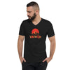 I'm Living Yahweh | Unisex Short Sleeve V-Neck T-Shirt | Ruby