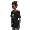 I'm Living Yahweh | Unisex Short Sleeve V-Neck T-Shirt | Emerald
