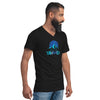 I'm Living Yahweh | Unisex Short Sleeve V-Neck T-Shirt | Sapphire