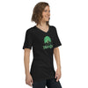 I'm Living Yahweh | Unisex Short Sleeve V-Neck T-Shirt | Emerald