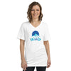 I'm Living Yahweh | Unisex Short Sleeve V-Neck T-Shirt | Sapphire