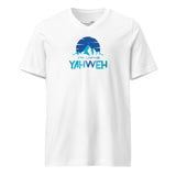 I'm Living Yahweh | Unisex Short Sleeve V-Neck T-Shirt | Sapphire