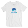 I'm Living Yahweh | Unisex Short Sleeve V-Neck T-Shirt | Sapphire