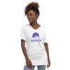 I'm Living Yahweh | Unisex Short Sleeve V-Neck T-Shirt | Amethyst