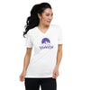 I'm Living Yahweh | Unisex Short Sleeve V-Neck T-Shirt | Amethyst