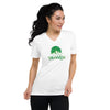 I'm Living Yahweh | Unisex Short Sleeve V-Neck T-Shirt | Emerald